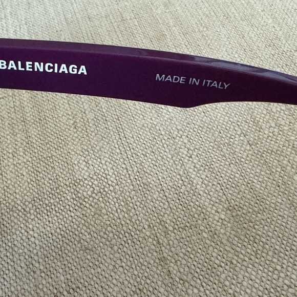 balenciaga Sunglasses Women New W Tag,Dark Purple,MADE IN ITALY - Picture 7 of 14